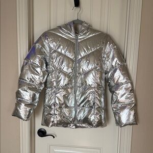 Silver Puffer Jacket